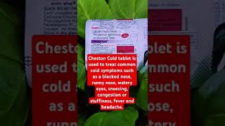 Cheston Cold uses - Cetirizine dihydrochloride phenylephrine hydrochloride and paracetamol uses