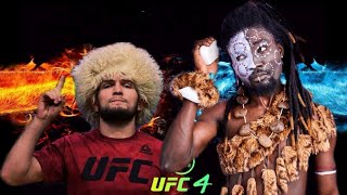 Khabib Nurmagomedov vs. Man Abrigen - EA SPORTS UFC 4 - CPU vs CPU
