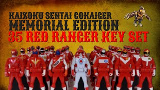 The Kaizoku Sentai Gokaiger Memorial Edition 35 Red Ranger Key Set Review!  (海賊戦隊ゴーカイジャー)