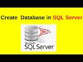 Create MS SQL Server Database using 2 ways on Windows 10/11 | Create Database using SSMS in MS SQL