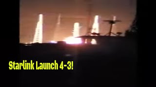 LIVE- SpaceX Falcon 9 Launches Starlink 3-4 Mission