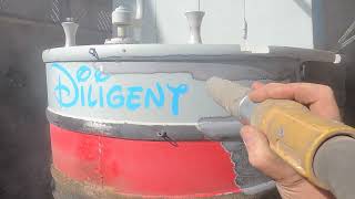 Narrow Boat SandBlasting