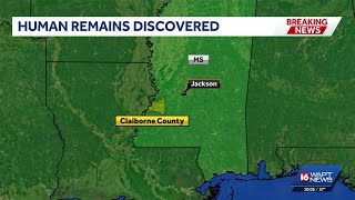 Investigation underway after human remains found in Claiborne County