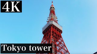 【Japan/4K】Walking around Tokyo tower