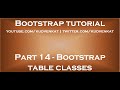 Bootstrap table classes
