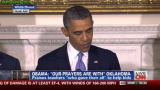 Obama's Speech On Oklahoma's Tornado Disaster - CNN NewsRoom BOXNEWS
