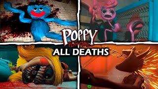 Poppy Playtime: Chapter 1, 2, 3 - All Bosses Deaths Comparison