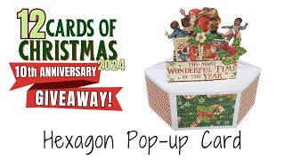 12 Cards of Christmas 2024 - Hexagon Pop Up Card