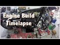 Harley-Davidson 8 hour Wide Glide Engine Build Time-lapse in 8 minutes