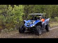 Yamaha YXZ with trinity racing full exhaust. Approach from a distance sound.