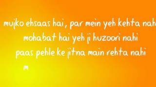 Ji Huzoori(Full Song) - Ki & Ka (2016) Kareena Kapoor and Arjun Kapoor- with lyrics