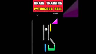 Pythagora Ball Android Game / ピタゴラボールで脳トレ (Level.22.23) #gameplay #shorts