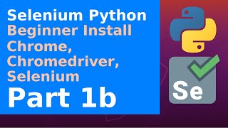 Selenium Python - Install Selenium, Chromedriver, Chrome on Ubuntu, Debian, Python - Part 1b