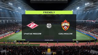 FIFA 22 | Spartak Moscow vs CSKA Moscow - Otktritie Arena | Gameplay