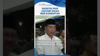 Reaksi Jokowi Dikriitik Megawati saat Rakernas PDIP: Itu Internal Partai, Saya Tak Akan Komentar