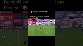 Dembélé s’énerve sur le terrain et insulte les arbitres