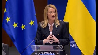 European Parliament President welcomes Ukraine application for EU candidate status