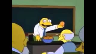 Ya comete la maldita naranja - Los Simpson