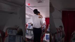 watch: Air India Steward Consoles Crying Toddler Onboard. Video Of Sweet Gesture Goes Viral