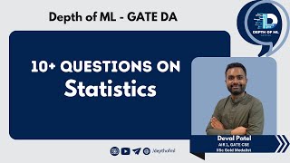 10+ Statistics Questions | GATE DA | Deval | GATE CSE AIR 1