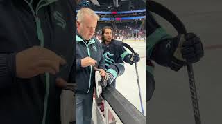 the way he just *zooms* away 🏎️ #SeattleKraken #hockey #NHL