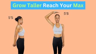 7 stretches to grow taller \u0026 fix posture + helpful tips // Grow Taller After 18