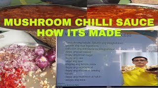 #Mushroomsrecipes MUSHROOM CHILLI SAUCE HOW IT