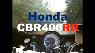 Retro Ride - Onboard a Honda CBR400RR NC23 full beans on country lanes in 1994