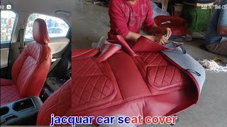 Tata nexon jacquar seat cover Shree car decor jalna #tatanexon #interiormodified #jalna car makeup