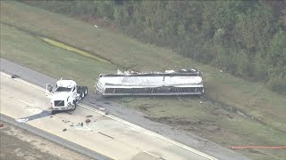 Route 1 In Delaware Closed Due To Overturned Tractor-Trailer