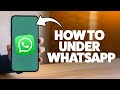 How To Underline In WhatsApp 2025 (iPhone & Android)