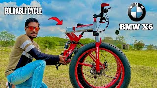 RC Foldable BMW X6 21 Gears Fat Cycle Unboxing & Testing - Chatpat toy tv