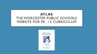 Introduction to the Atlas Curriculum Site