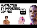 Matplotlib  Plot  Data From CSV File in Hindi | Python Matplotlib | Machine Learning Tutorial