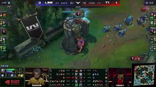 오늘자 T1 페이커 르블랑 솔킬(vs LSB FATE)