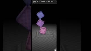 3d cube animation 🔴
