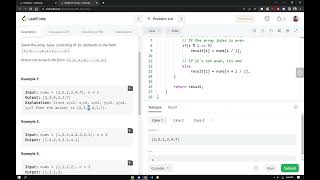 LeetCode Problem "Shuffle the array" || Competitive Programing With Java @Codolearn