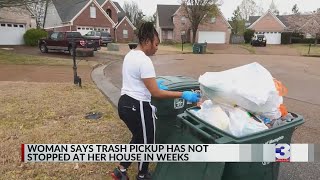 Cordova woman says trash hasn’t been picked up in weeks