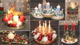 11 Beautiful Christmas Centerpiece Ideas With Candles | Diy Christmas 2023