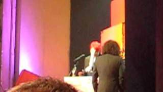 My Chemical Romance collecting the NME Award for Best Video