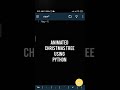 Animated Christmas tree using Python #shorts #trending #viral #python