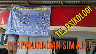 UPDATE 2022 | Tempat Lokasi TES PSIKOLOGI Perpanjangan SIM A B C di Jl. Letnan panjaitan Jember