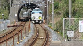 JR西日本　紀勢本線（きのくに線）芳養駅　特急くろしお3号白浜行　通過