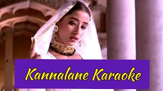 Kannalane Karaoke | Lyrics | Bombay | AR Rahman | HD 1080P