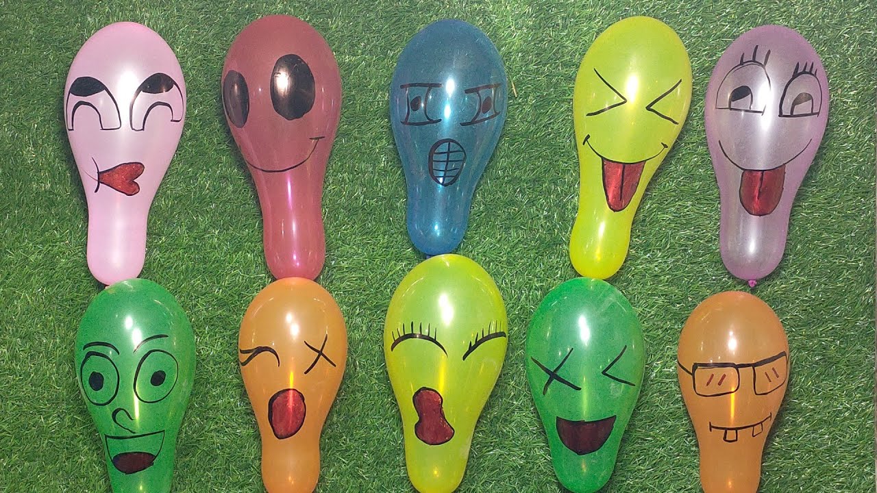 Fun Popping Funny Balloon Colorful Balloon Pop Asmr Youtube