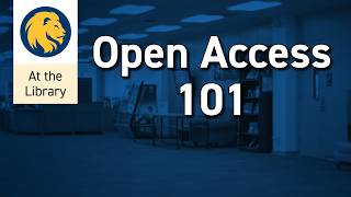 Open Access 101 | Workshop