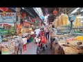 Chinese Food Market in Bangkok Chinatown 🇹🇭 Thailand [4K]