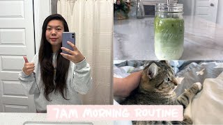 My 7am Morning Routine | I Tried Waking Up at 7am Everyday for a Week