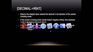 Lasso Programming: [decimal→rint]