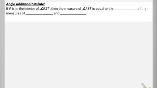 Classify Angles Part 2